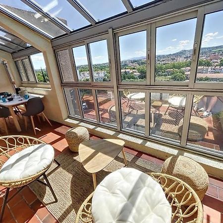 Ferienwohnung Le Panoramique - Sublime Vue Sur La Cite Carcassonne Exterior foto
