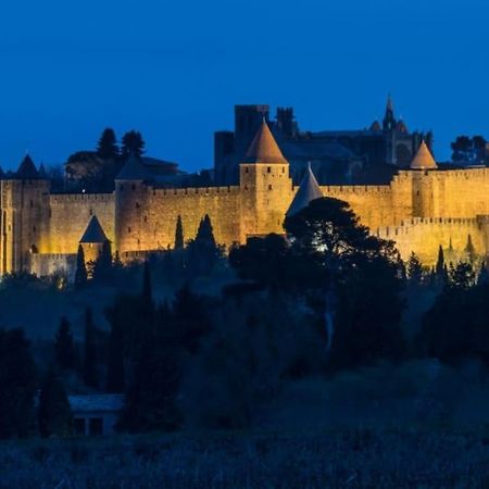 Ferienwohnung Le Panoramique - Sublime Vue Sur La Cite Carcassonne Exterior foto